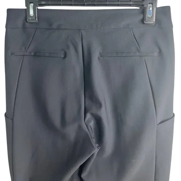 Athleta Stellar Straight Crop Pants Womens Black Stretch Size 8 - Picture 6 of 13